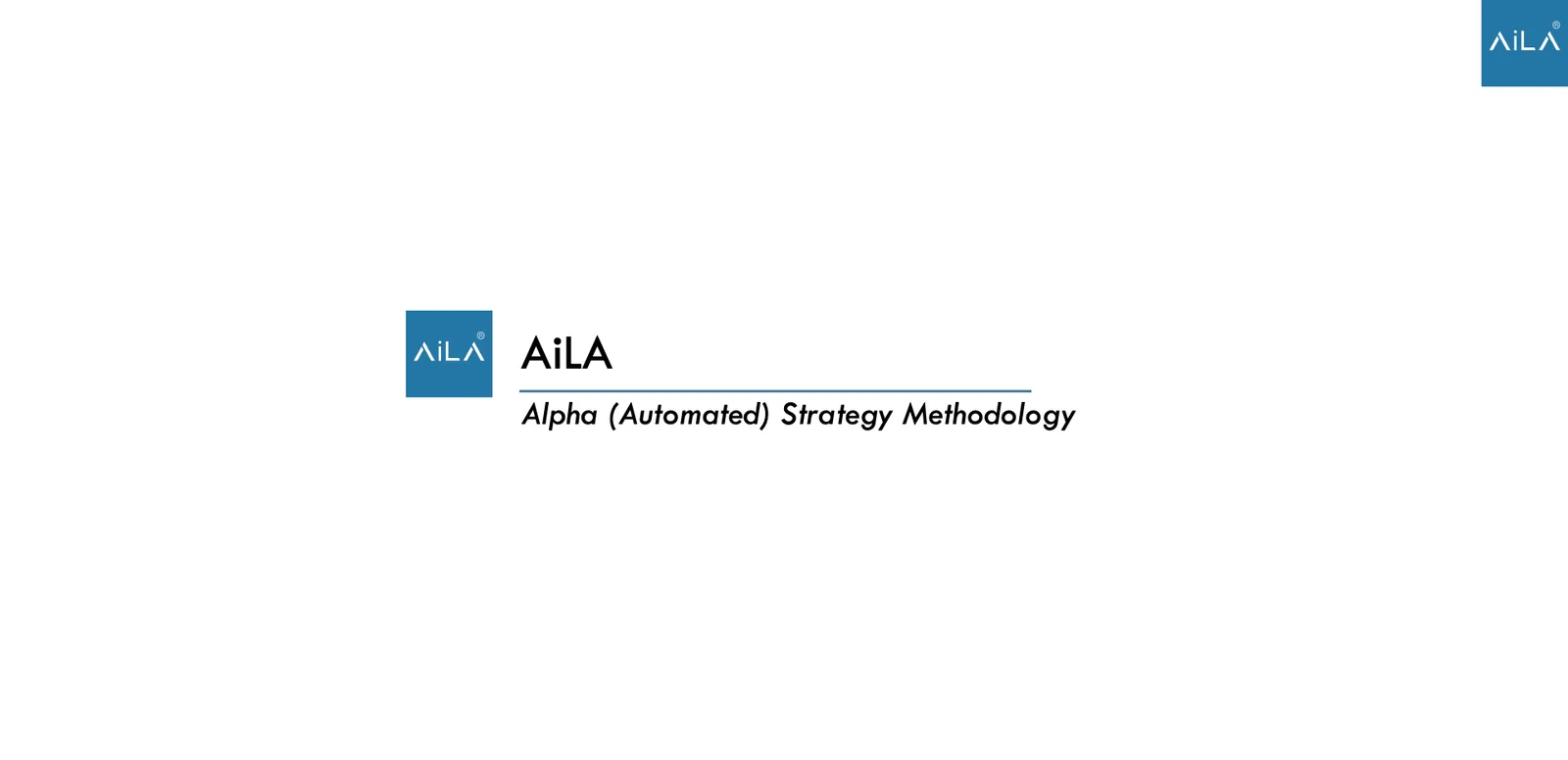Alpha (Automated) Strategy Methodology